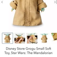 Baby Yoda soft toy