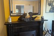 Bog Oak Galway Hooker Statue