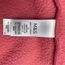 M&S Pink Fleece Jacket Size Medium Image 6