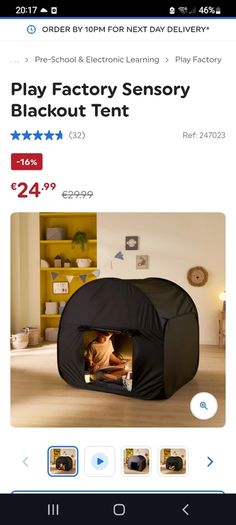 sensory tent