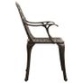 3 Piece Bistro Set Cast Aluminium Bronze Image 8