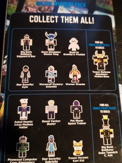 Roblox Figure Deluxe Mystery Pack Werewolf Mystery Scientist Series 2 Game Code