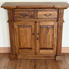 Dark Oak/Pine Spanish style sideboard