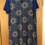 Stretch Crepe T-shirt Dress 20 New  Housecoat Beachwear Image 5