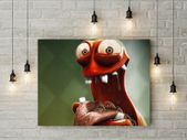 Funny monster printed Wall picture 3mm foamex board printed picture  wall board wall decor wall art picture