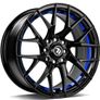 15"Japan Type Black Alloy Wheels Chevrolet Citroen Dacia Fiat Honda Hyundai Kia Mazda Mitsubishi Nissan Renault Suzuki Seat Toyota VW 4x100 / 4x114,3 Image 5