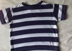 NEXT Navy & White Striped Teeshirt