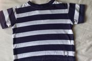 NEXT Navy &amp; White Striped Teeshirt