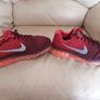 Nike Air Max 2017 Size UK-8/EUR-42.5 849559-601 Night Maroon/Gym Red-White-2016 Image 4