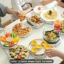 Eight place food turntable Image 3