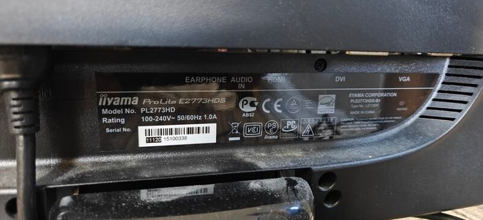 iiyama monitor prolite E2773HDS