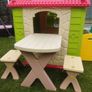 Deluxe playhouse with table and chairs Image 2