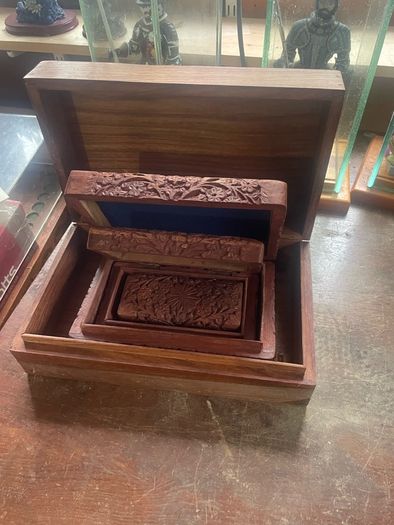 vintage wooden box