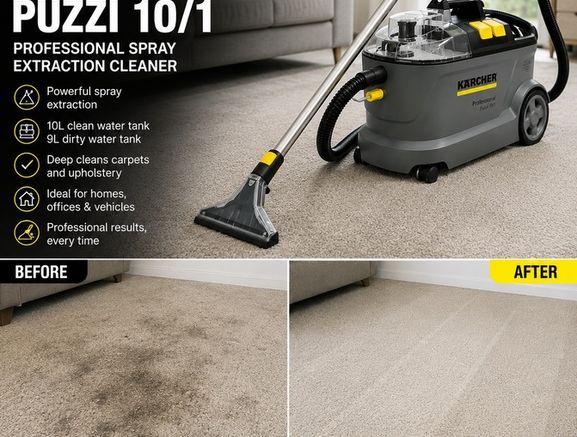 Professional carpet cleaner for rent karcher Puzzi 10/1