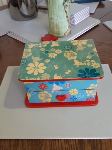 Childs jewellery box wooden