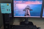 Dell Optiplex 5080 SFF PC Intel i5 10th Gen 24" IPS LCD Windows 11 &amp; Office 2024 Pro, Wifi