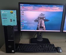 Dell Optiplex 5080 SFF PC Intel i5 10th Gen 24" IPS LCD Windows 11 & Office 2024 Pro, Wifi
