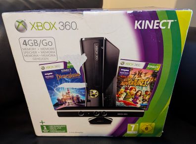 Xbox 360 S 4GB Kinect: Disneyland Adventures bundle (brand new, sealed)