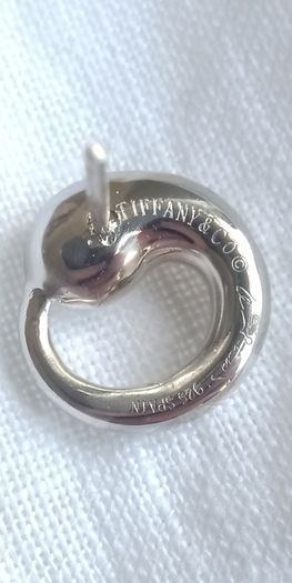 Tiffany & Co Elsa Peretti eternal circle sterling silver earrings