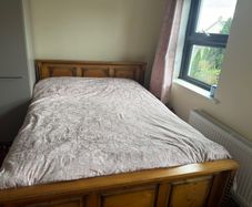 wooden king size bed