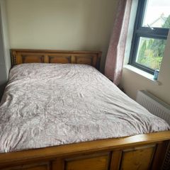 wooden king size bed