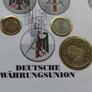 Vintage East & West Germany Unity numismatic cover 1990 coins & medal Image 2