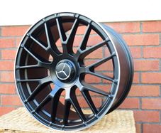 19" CS 63 Staggered AMG Type Matt Black Alloy Wheels Audi Seat Skoda Mercedes VW 5x112