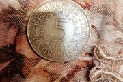 1951 Germany Silver 5 Mark Coin