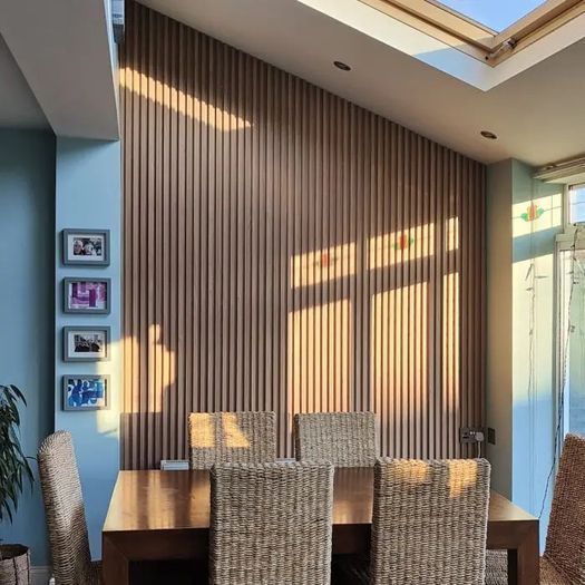 Wall Panelling - Slat Wall Panel Walnut 290x16.8cm