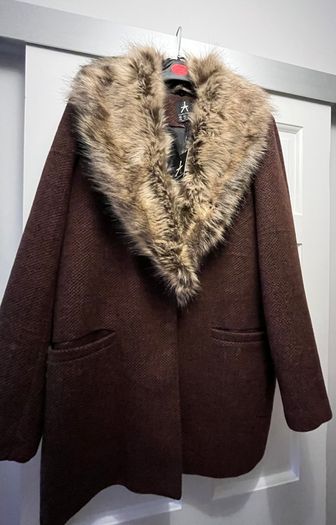 New Coat With Fur Collar