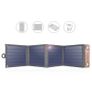 Tech Travel Solar Charger with USB Solar Panel Image 8