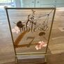 Pressed flower table numbers Image 4