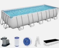 Large Heated Bestway Above Ground Complete Pool Set