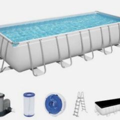 Large Heated Bestway Above Ground Complete Pool Set