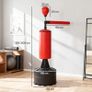 155-205cm 3-IN-1 Freestanding Boxing Punch Bag Stand with Rotating Flexible Arm, Speed Ball, Waterable Base Image 2