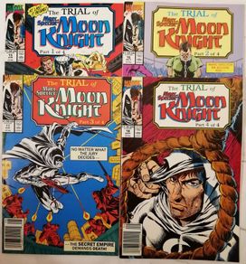 Marc Spector Moon Knight #'s 15-18: The Trial of Moon Knight Parts 1-4  (1990)