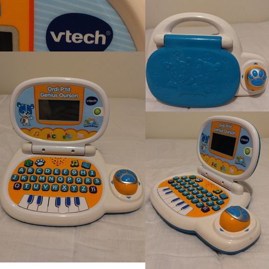 Vtech Little Genius Bear Learning And Music Laptop