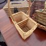 Selection of Vintage Wicker Hanper, Picnic , Wine Bottle, and Shopping Baskets Image 2