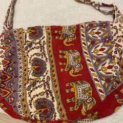 Fabric shoulder bag