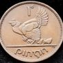 [#64] - Ireland 1946 | Irish 1d | One Penny | Hen with Chicks | KM.11 Image 2
