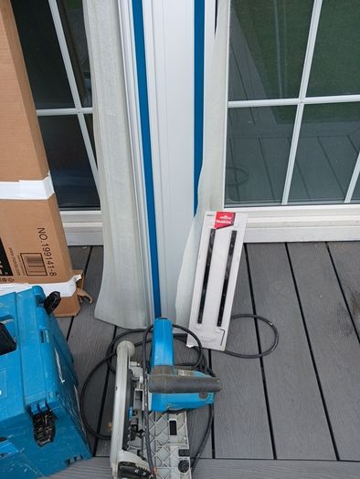makita sp600j plunge saw 240v x 2x1500guide rails