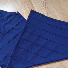 E4 SALE!!  Navy One Shoulder Dress. Size 8