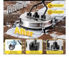 24 inch pressure washer surface cleaner