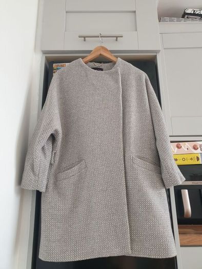 Massimo Dutti Wool Rich Coat Size Medium