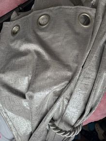 90x90 silver grey curtains