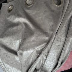90x90 silver grey curtains