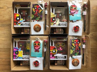 Funko Deadpool Bucket List Complete Set (4 Boxes)