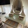 IKEA dressing table with mirror and stool Image 5