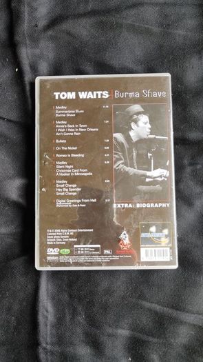 Tom Waits Burma Shave Live Dvd 2006
