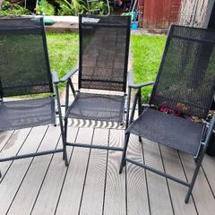 Garden chairs x 3